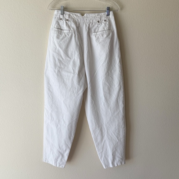 Vintage Esprit Sport l High Waisted Tapered Cotton Pants Size 9/10 - Picture 7 of 11